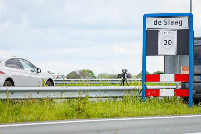 Politie schrijft minder boetes uit bij wegwerkzaamheden dan vorig weekend