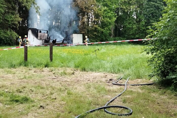 Schuur volledig afgebrand