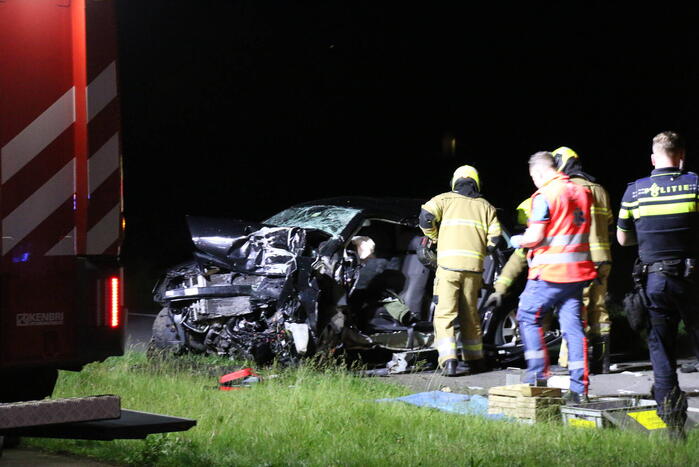 Automobilist zwaargewond bij ongeval