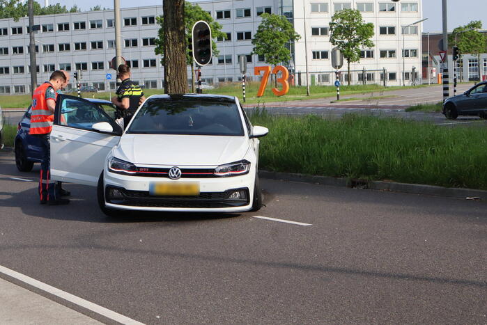 Twee auto's betrokken bij botsing