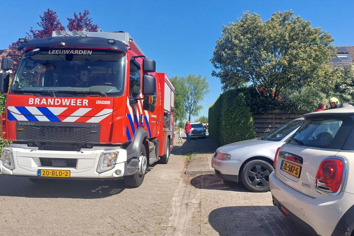 Brand in droger snel onder controle