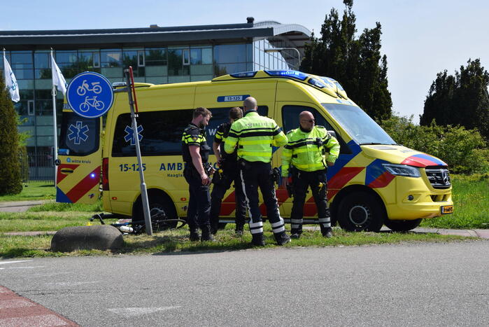 Fietser gewond bij ongeval op oversteekplaats