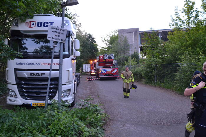 Brand geblust is oud slooppand