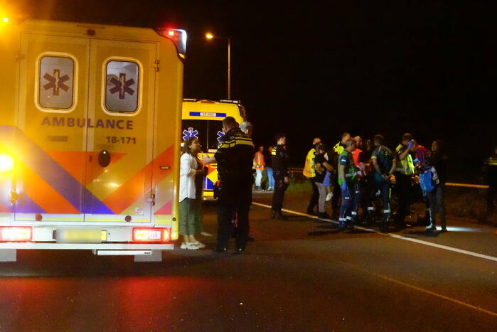 Twee voertuigen betrokken bij zwaar ongeval