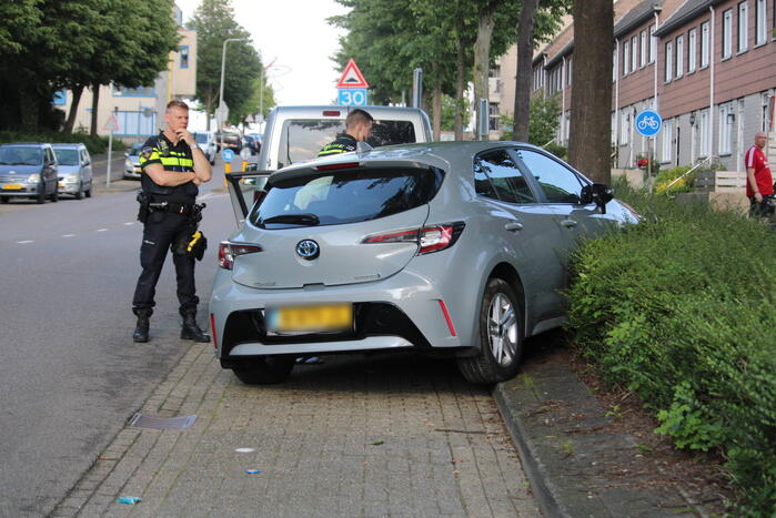 Automobilist die onwel raakt veroorzaakt ravage