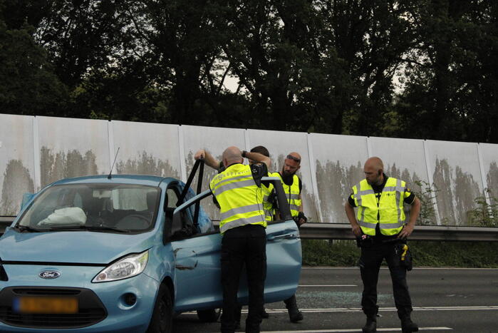 Meerdere gewonden na botsing tussen auto's op afrit