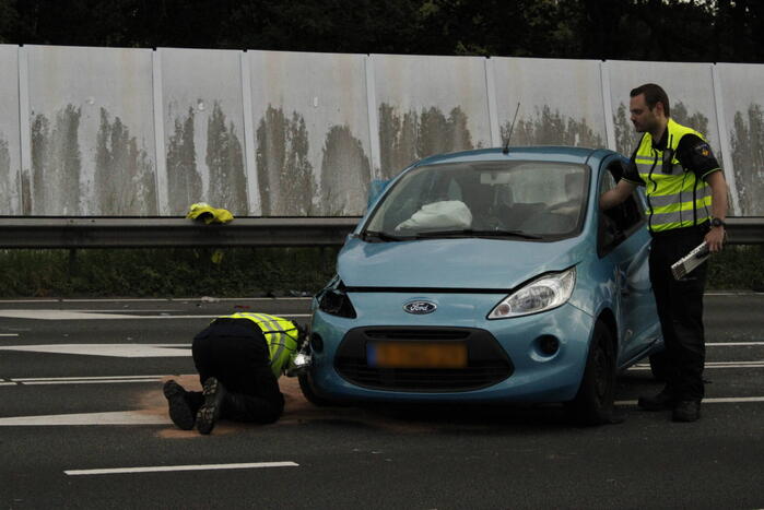 Meerdere gewonden na botsing tussen auto's op afrit