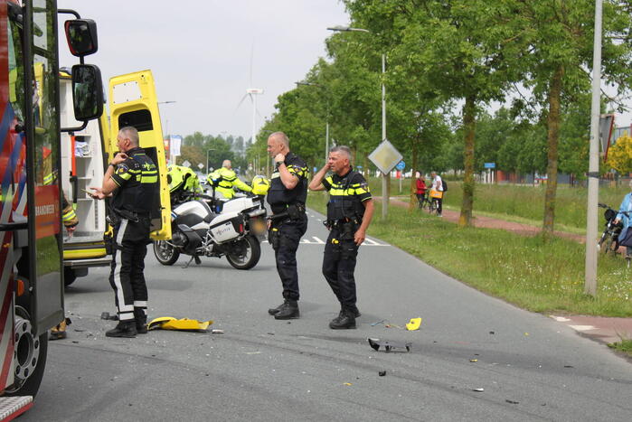 Motorrijder overleden na botsing met auto