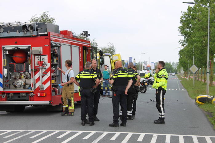 Motorrijder overleden na botsing met auto