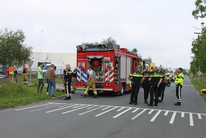 Motorrijder overleden na botsing met auto