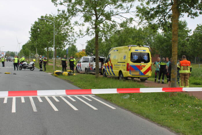 Motorrijder overleden na botsing met auto