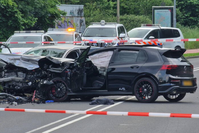 Ravage na frontale aanrijding