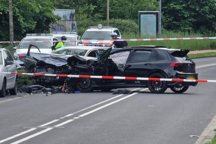 Ravage na frontale aanrijding