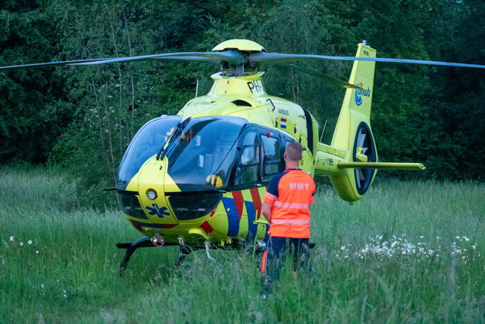 Inzet traumahelikopter trekt veel bekijks