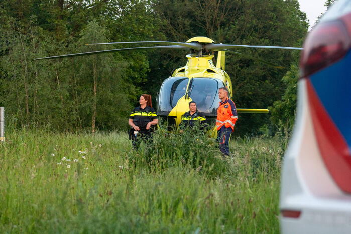 Inzet traumahelikopter trekt veel bekijks