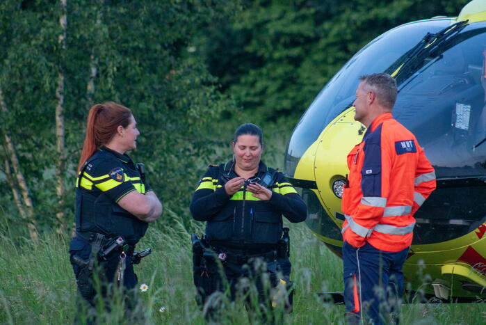 Inzet traumahelikopter trekt veel bekijks