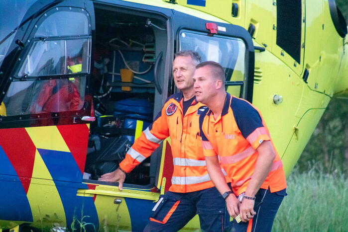 Inzet traumahelikopter trekt veel bekijks