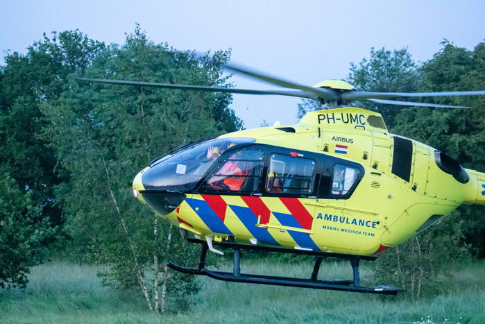 Inzet traumahelikopter trekt veel bekijks