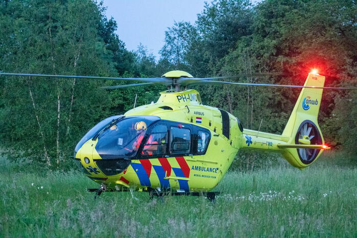 Inzet traumahelikopter trekt veel bekijks