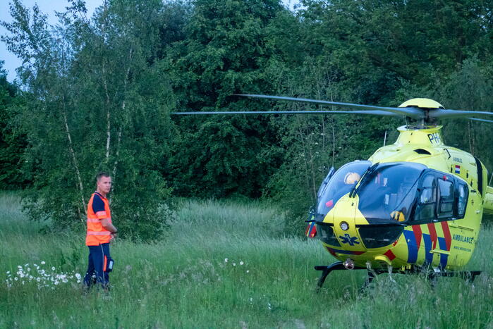 Inzet traumahelikopter trekt veel bekijks