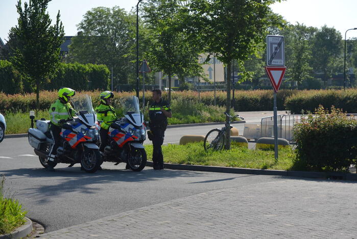 Fietser gewond bij ongeval met auto