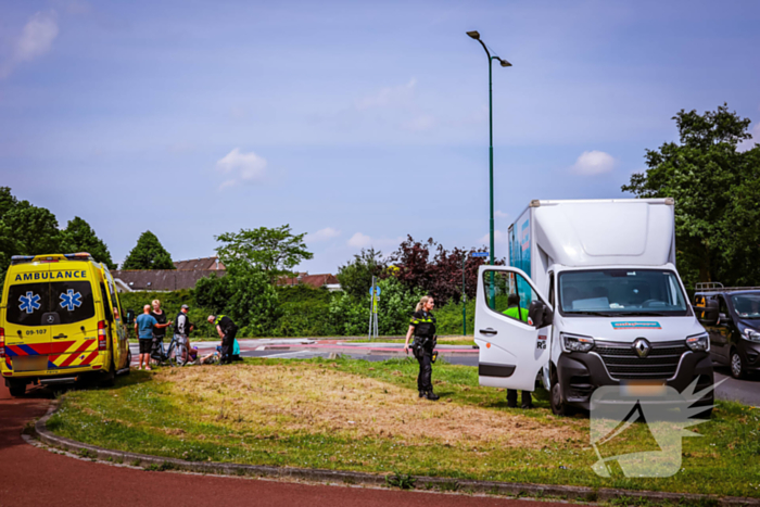 Vrouw bij het oversteken aangereden