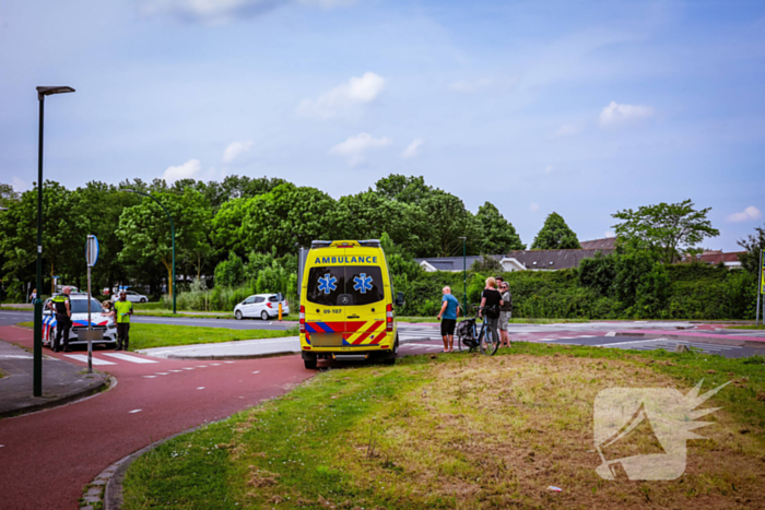 Vrouw bij het oversteken aangereden