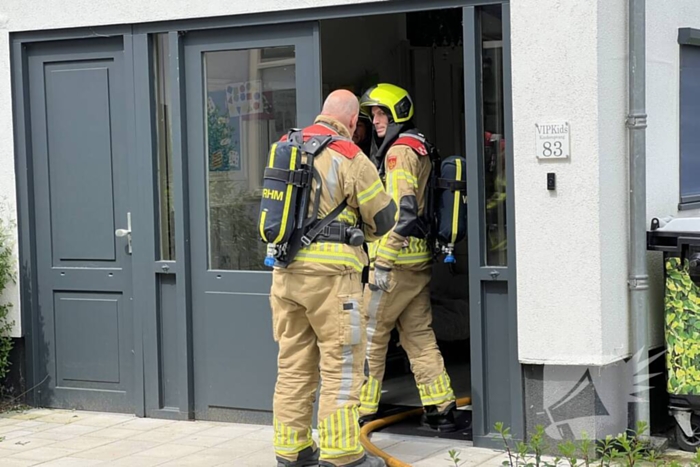 Kinderopvang ontruimd wegens brand