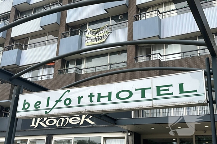 Appartementen gekraakt in flat klokkenhof