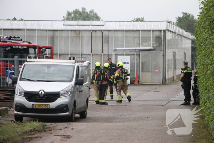 Brandweer doet onderzoek naar gaslucht