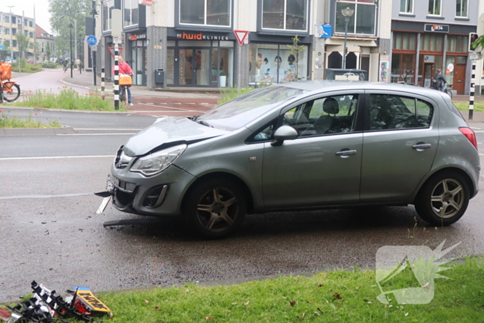 Schade na kop-staart botsing