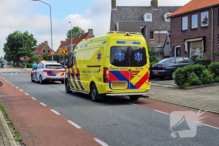 Fietsers komt ten val na uitwijkmanoeuvre