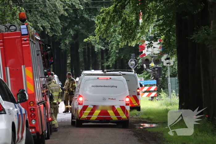 Geen treinen na aanrijding op het spoor