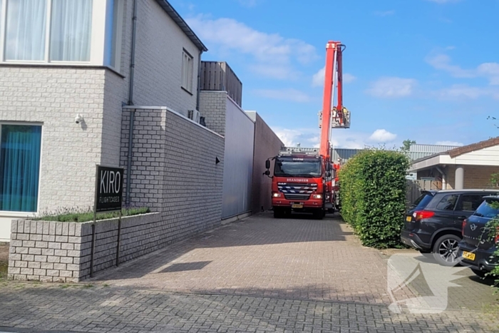 Brandweer aanwezig bij bedrijf vanwege brand