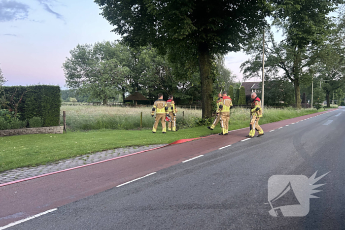 Brandweer pompt overtollig water weg