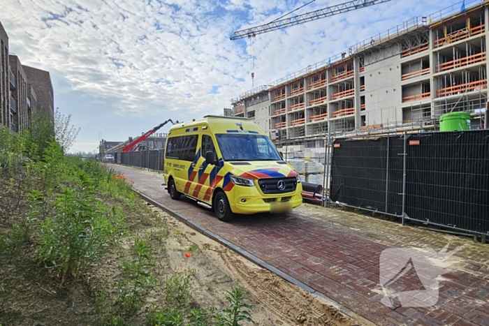 Traumahelikopter voor reanimatie in woning