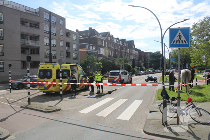 Fietser gewond bij aanrijding met motorrijder