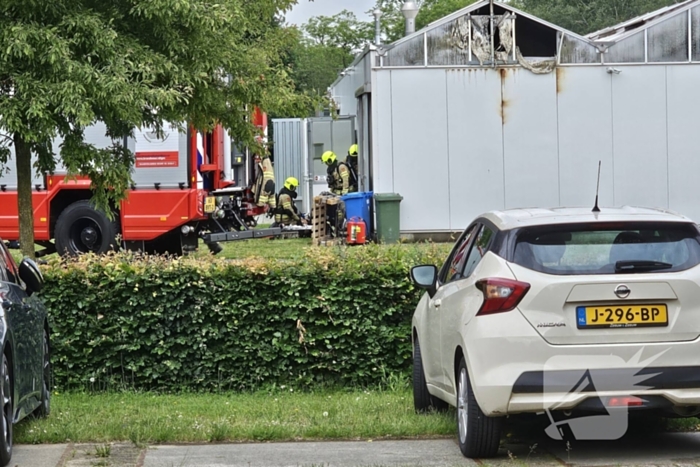 Brand in technische ruimte snel onder controle