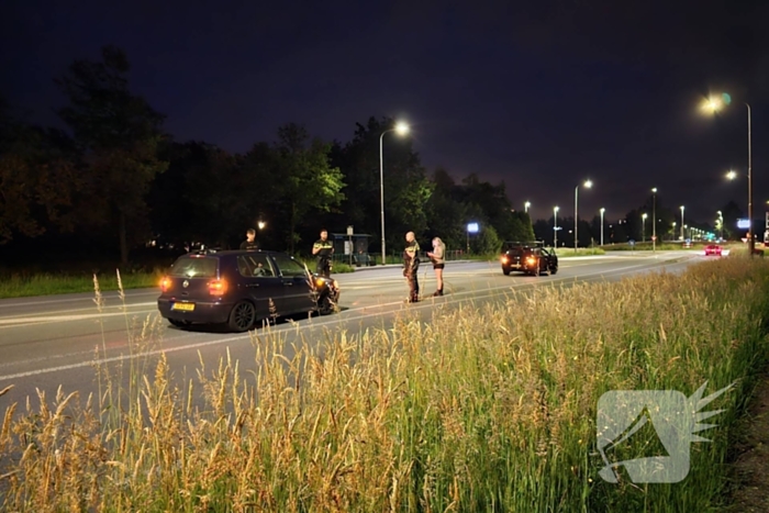 Kop-staartbotsing tussen twee voertuigen