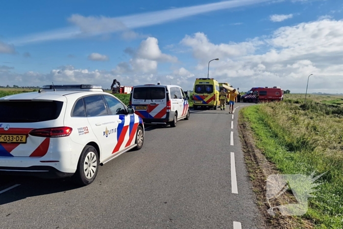 Personenwagen in het water aangetroffen