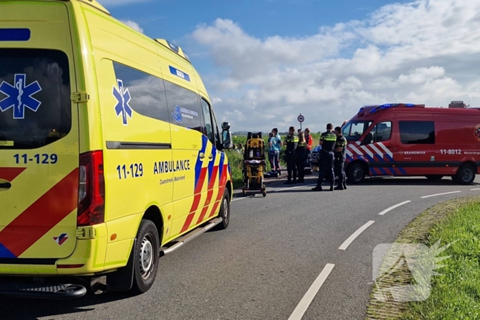 Personenwagen in het water aangetroffen