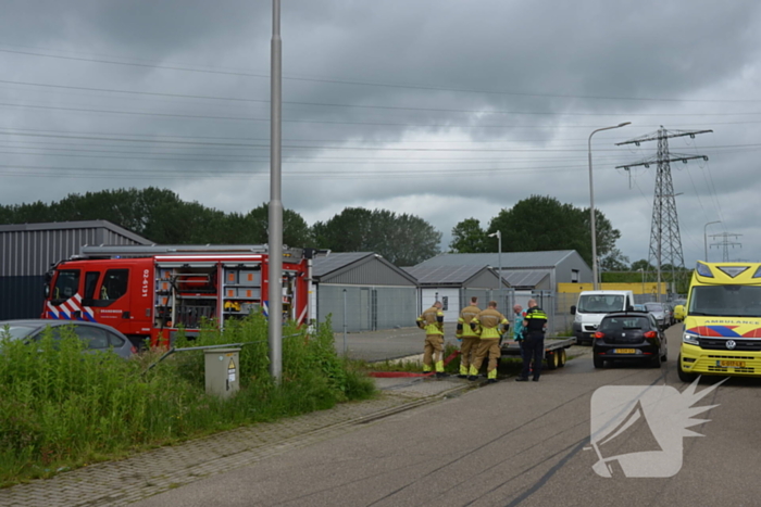 Persoon gewond bij autobrand