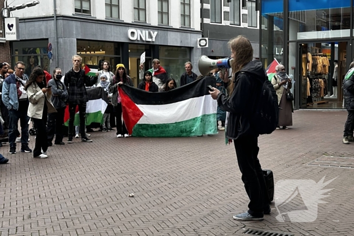 Pro-Palestina demonstratie abrupt beëindigd