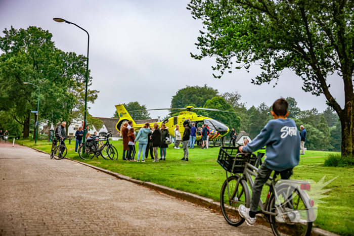 Veel bekijks bij inzet traumahelikopter