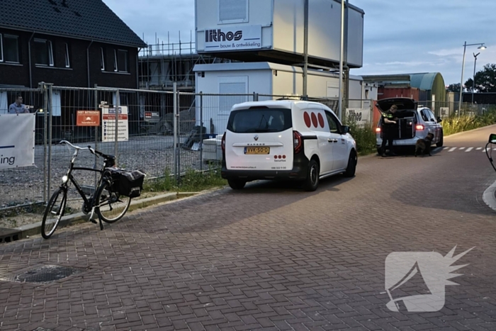 Speurhond ingezet na luid alarm op bouwterrein