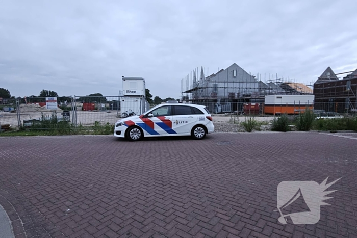 Speurhond ingezet na luid alarm op bouwterrein