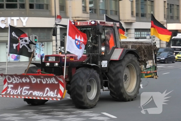 Protest in Brussel tegen EU-landbouwbeleid