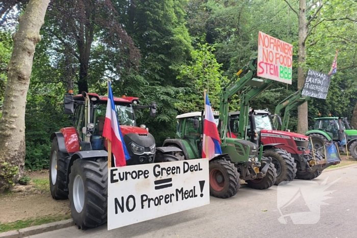 Protest in Brussel tegen EU-landbouwbeleid