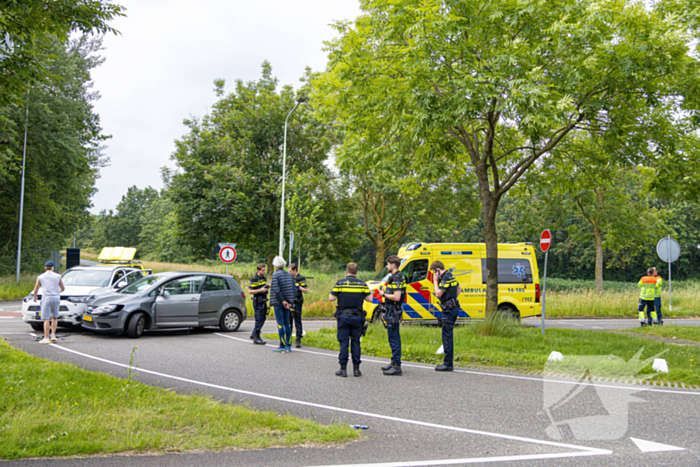 Bestuurder gewond bij botsing onderaan afrit