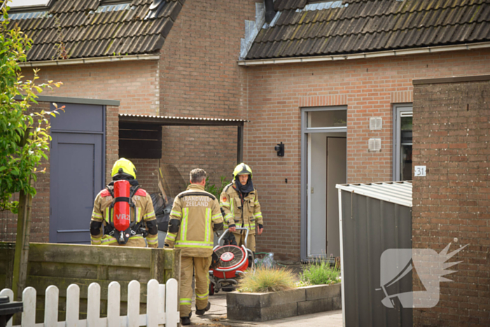 Gaslek in kruipruimte van woning